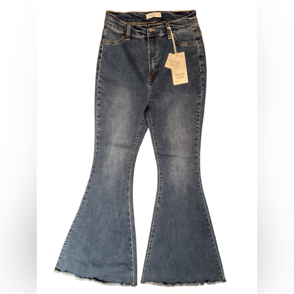 NWT HAMMER JEANS Junior Super Flare !!